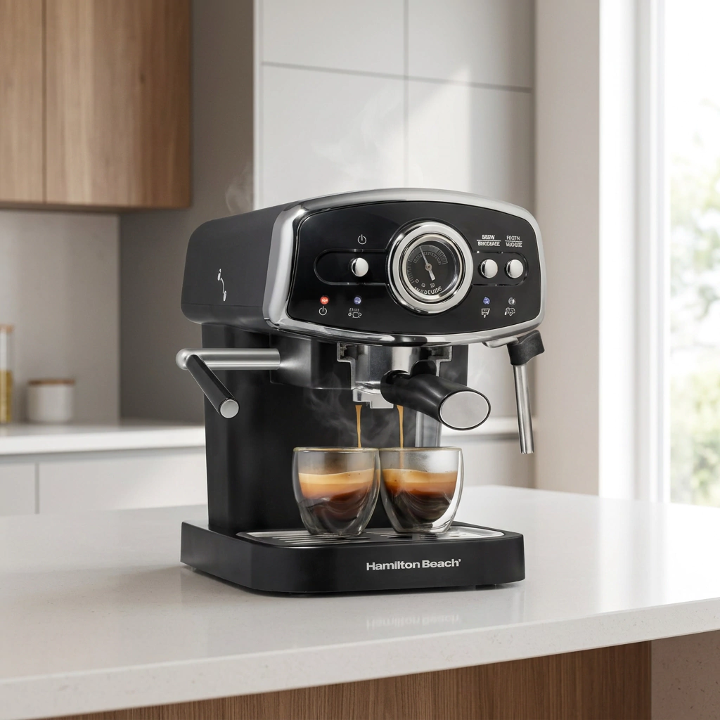 Cafetera Hamilton Beach Retro Black